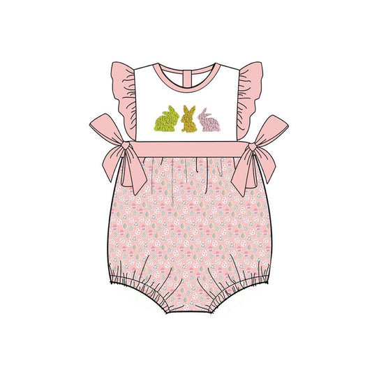 presale SR2197 Easter Bunny Egg Pink Tank Bodysuit  2024 11.6