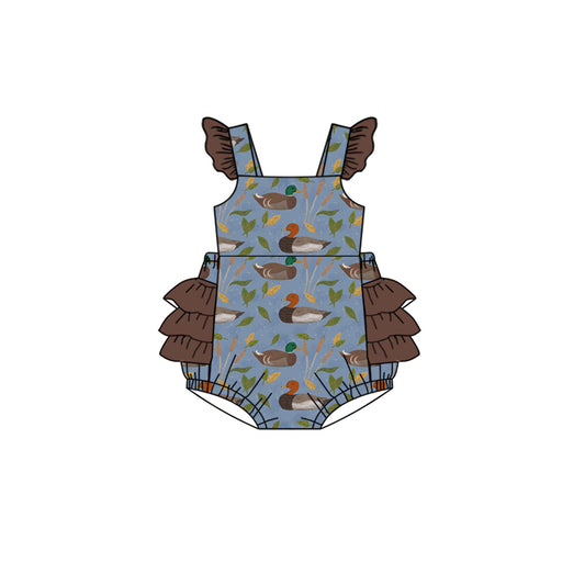 presale SR2261 Duck leaf lace brown and blue vest bodysuit  2024 .11.14