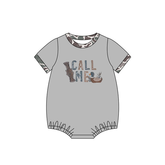 presale SR2349 Grey duck short-sleeved jumpsuit 2024 11.28