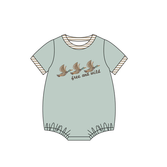 presale SR2358 Duck Teal Short Sleeve Bodysuit 2024 11.29