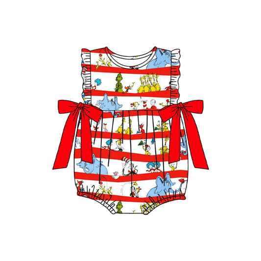 presale SR2363 White vest bodysuit with red bow 2024 11.29