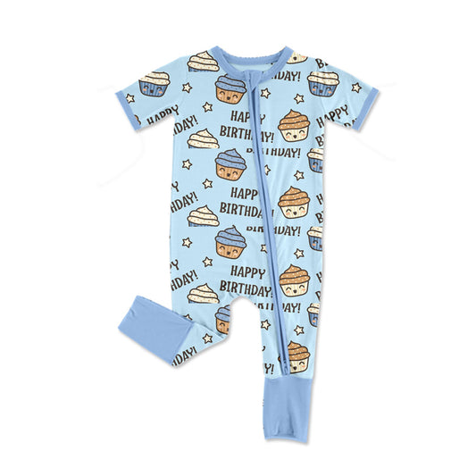 presale SR2371 Cake Star Blue Zipper Short Sleeve Bodysuit 2024 11.30