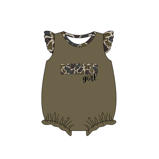 presale SR2388  Mama's girl camouflage green vest jumpsuit  2024 12.4