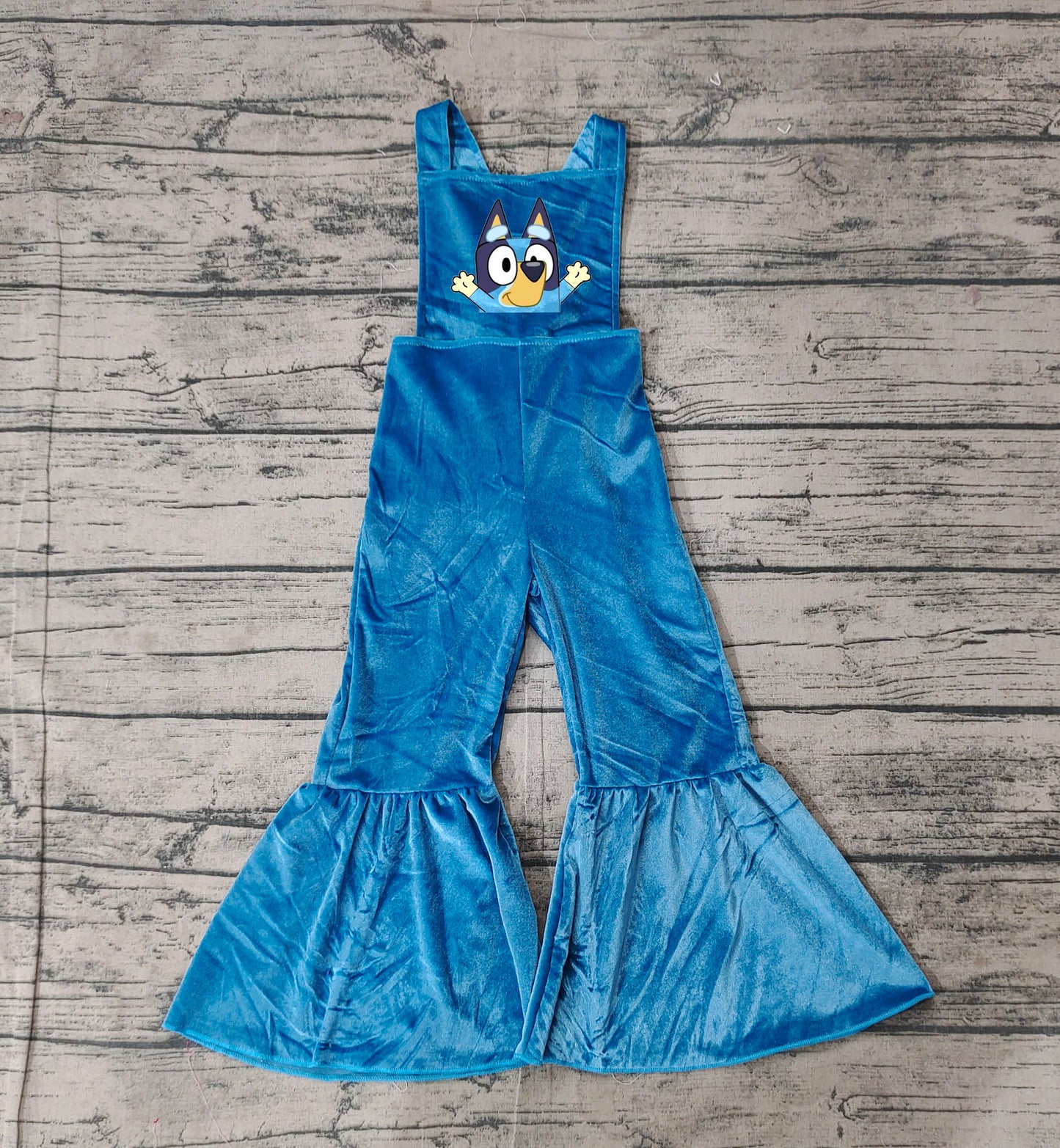 SR2445  Blue velvet suspender bodysuit  D 3.27