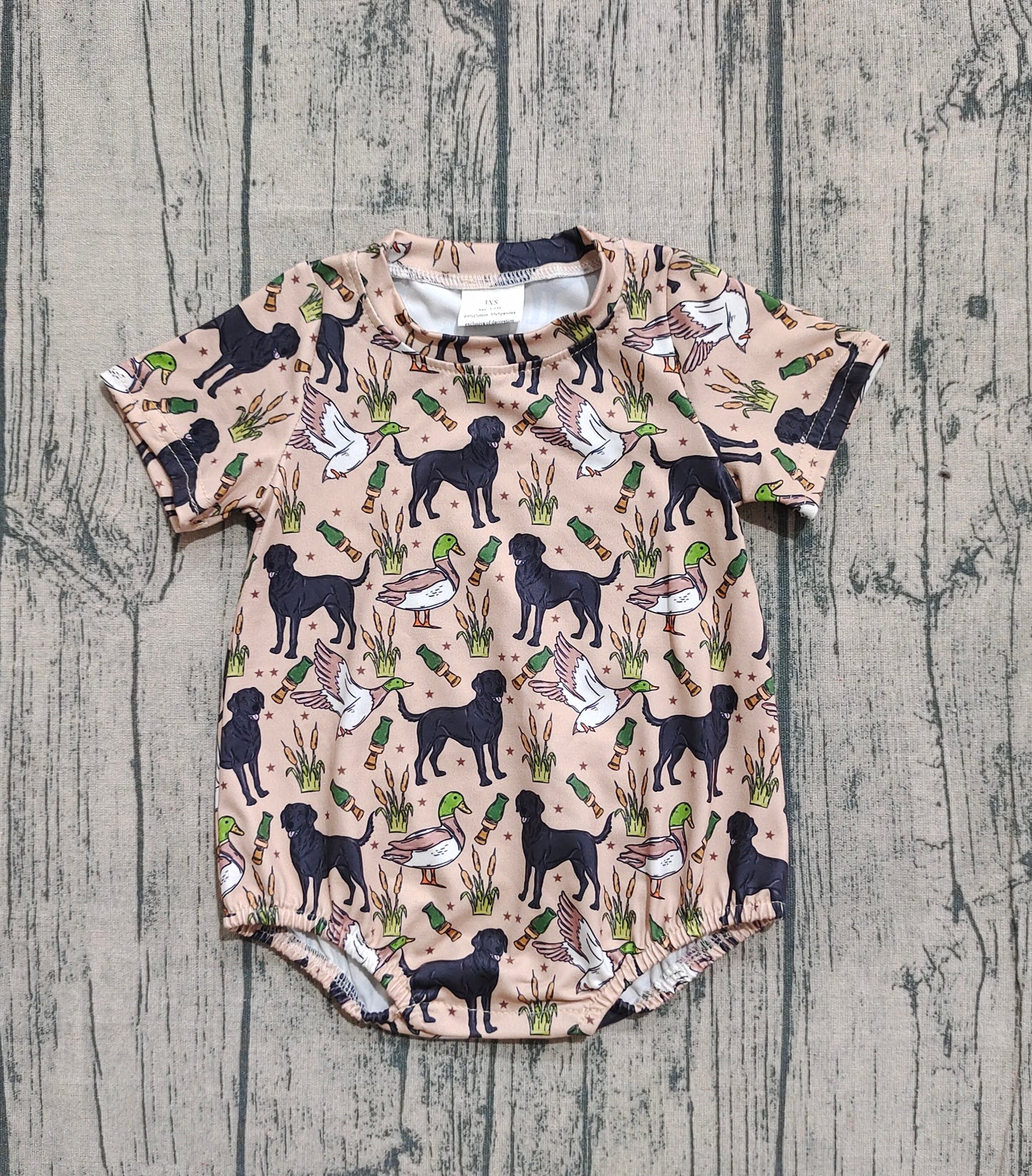 presale SR2725 Baby Infant Boys Dog Duck Call Rompers D 910