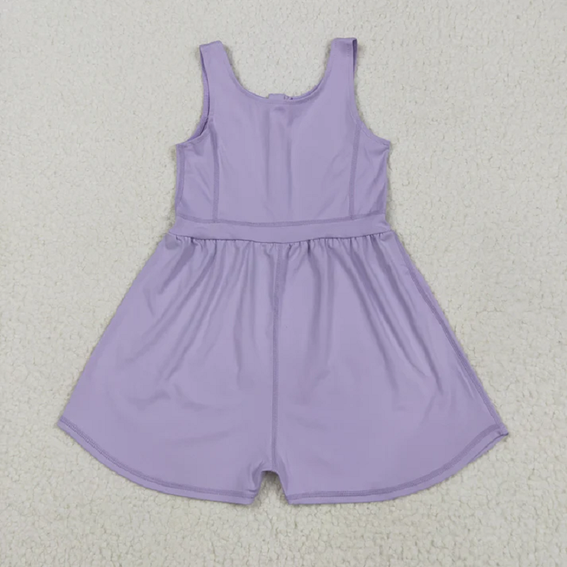 Match Baby Girls Colorful Sleeveless Yoga Jumpsuits D 5.30
