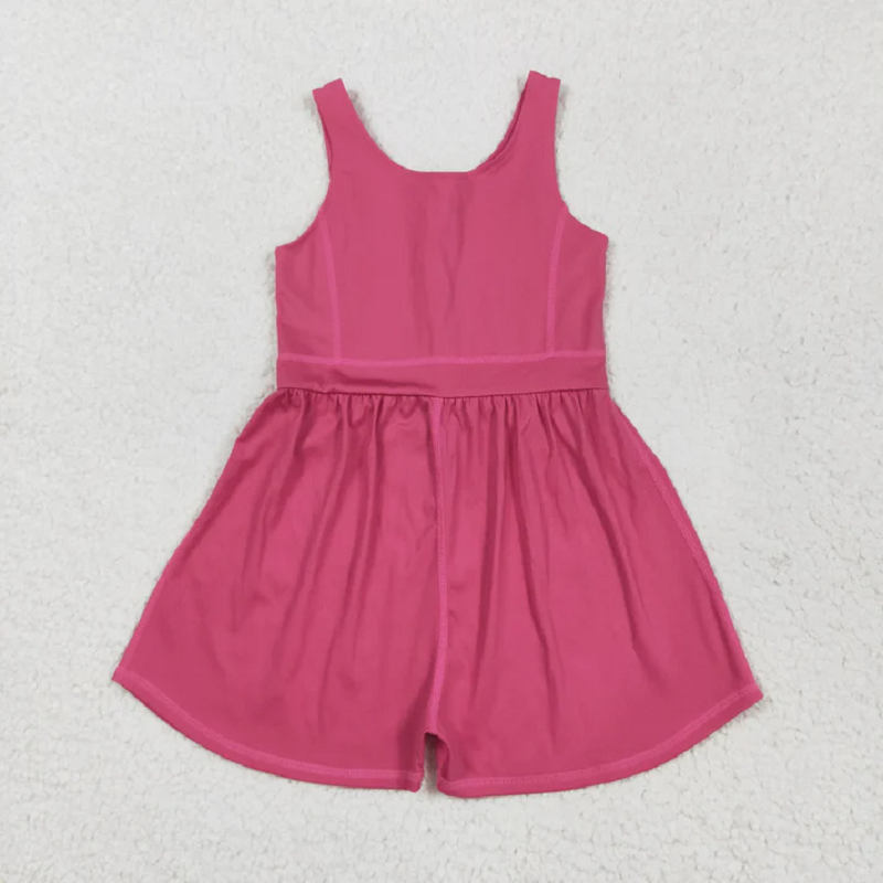 Match Baby Girls Colorful Sleeveless Yoga Jumpsuits D 5.30