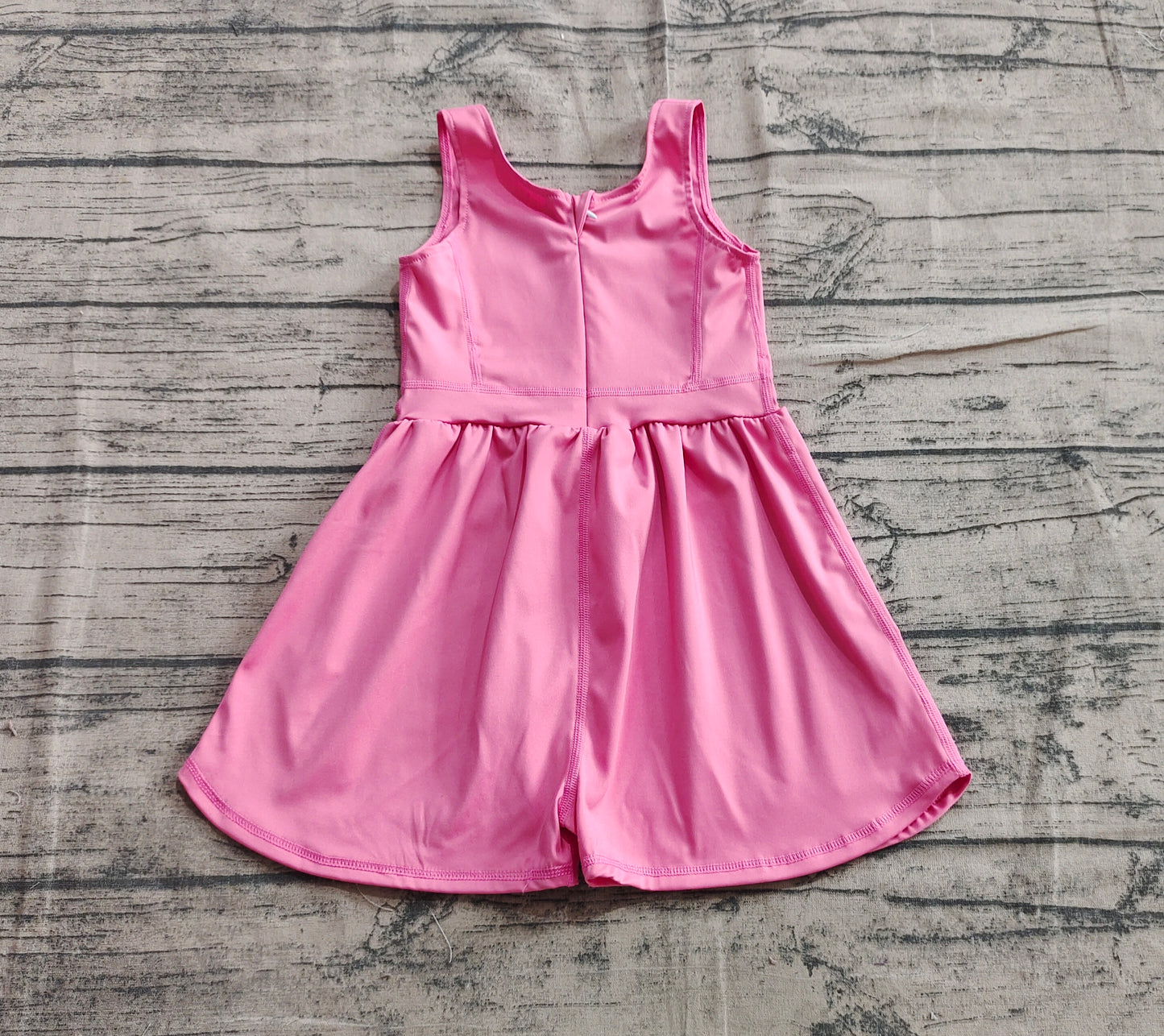 SR3024 Baby Girls Pink Sleeveless Yoga Jumpsuits  D 5.6