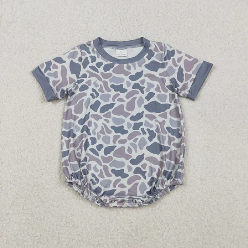 Match Baby Boys Short Sleeves Southern Camo Rompers  D 1210