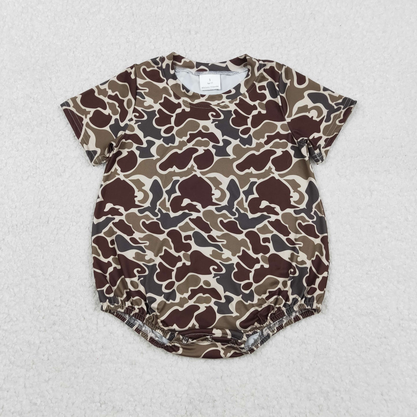 Match Baby Boys Short Sleeves Southern Camo Rompers  D 1210