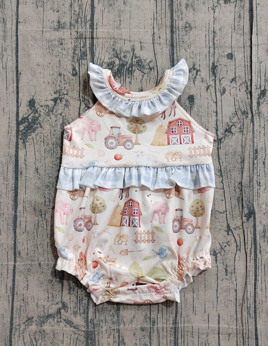 Pre order farm life bubble romper