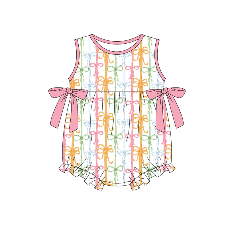 Pre order sleeveless colorful coquette bubble