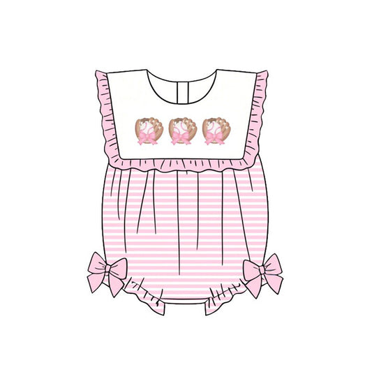 Pre order baseball bubble girl baby clothes