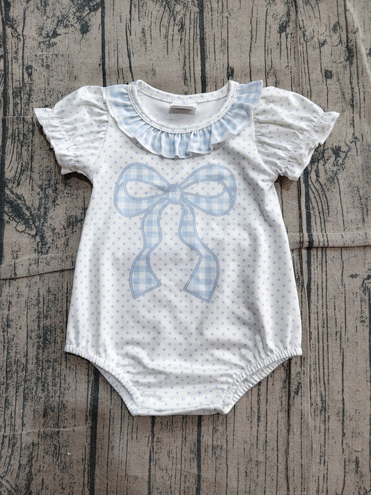 Pre order polk dots coquette print girl bubble