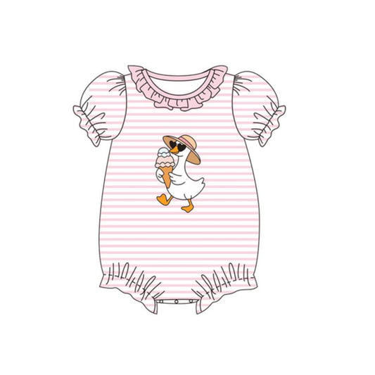 Pre order  ice cream silly goose girl bubble romper