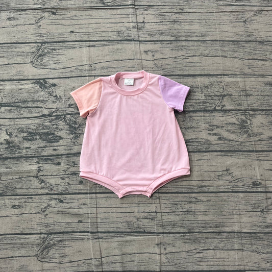 Pre order contrast color bubble romper