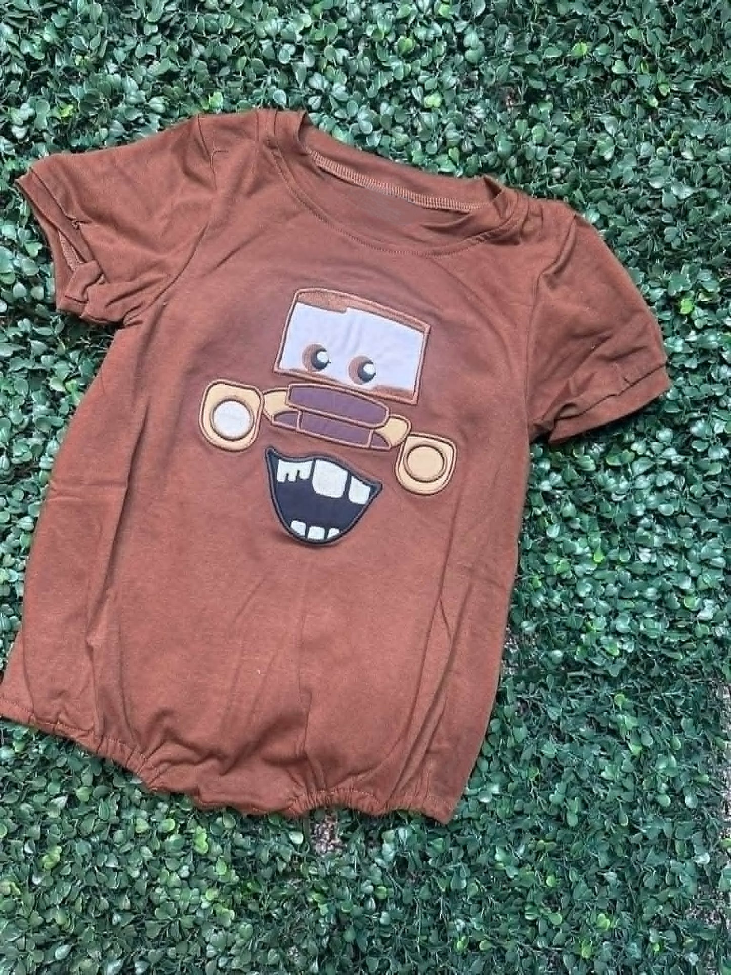 Pre order cartoon cars bubble baby clothes