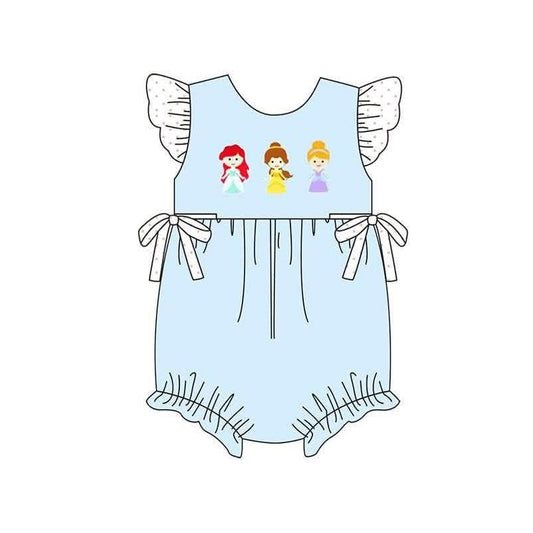Pre order blue princess bubble baby clothes
