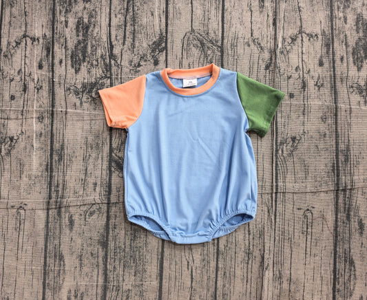 Pre order contrast color bubble romper