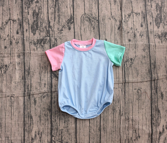 Pre order contrast color bubble romper