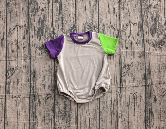 Pre order contrast color bubble romper