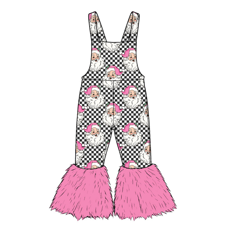 Pre order strap faux fur romper