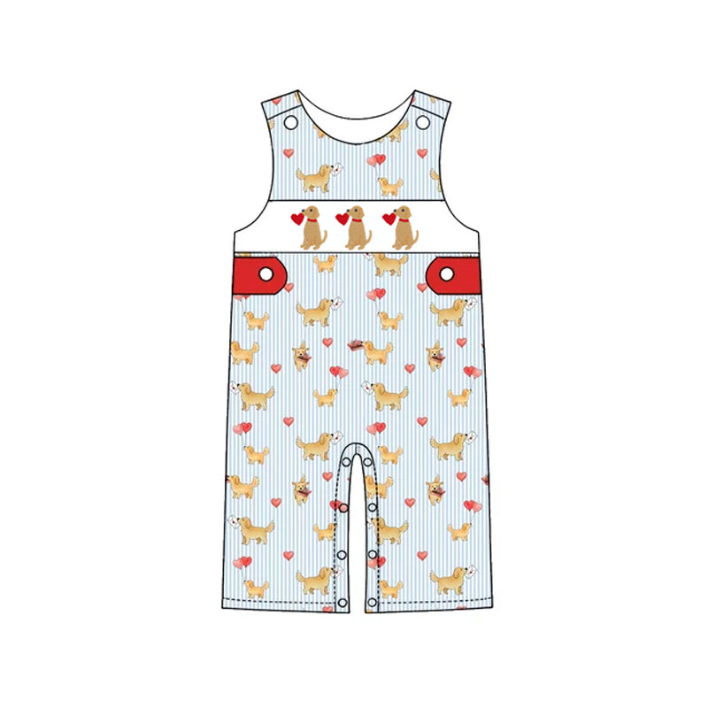 Pre order sweet heart dog valentine sibling girls clothing