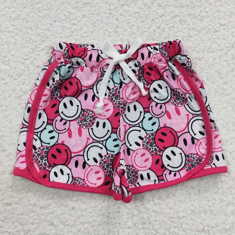 SS0100 Pink Smile Shorts