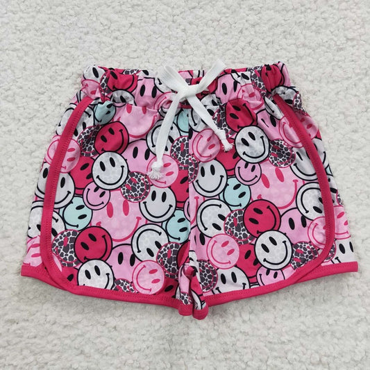SS0100 Pink Smile Shorts Pants