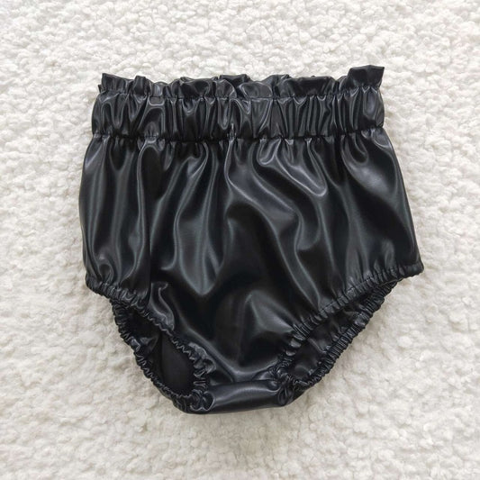 SS0105 Black Leather Bummies