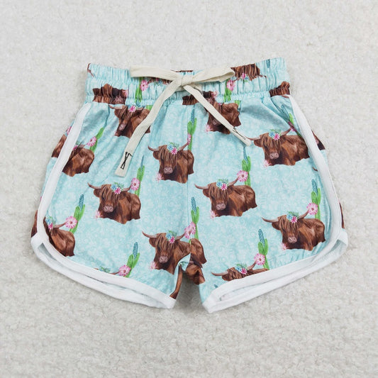 SS0123 Alpine Bull Cactus Light Blue Shorts