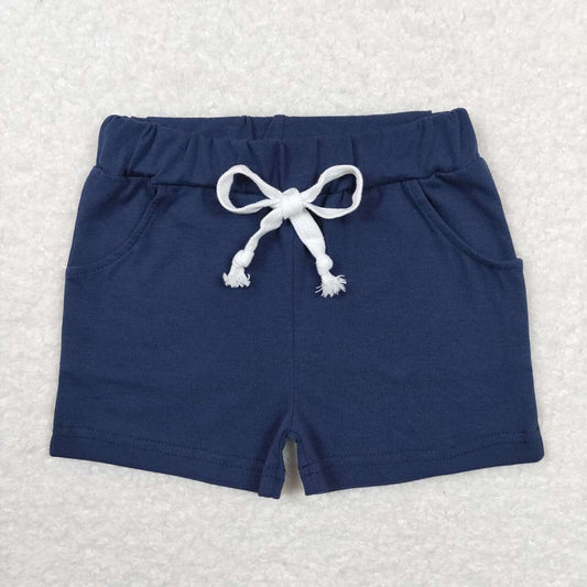 SS0136 Navy blue pocket shorts D 4.12