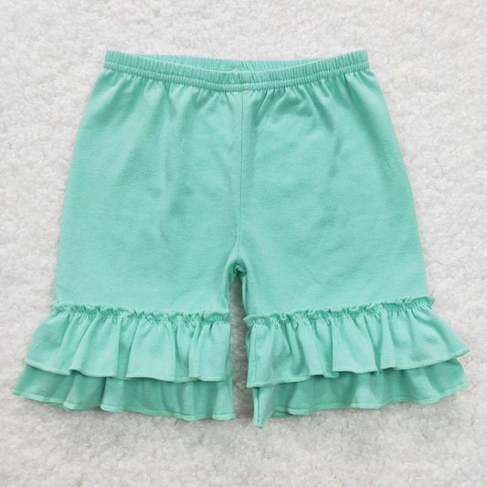SS0180 Turquoise lace shorts