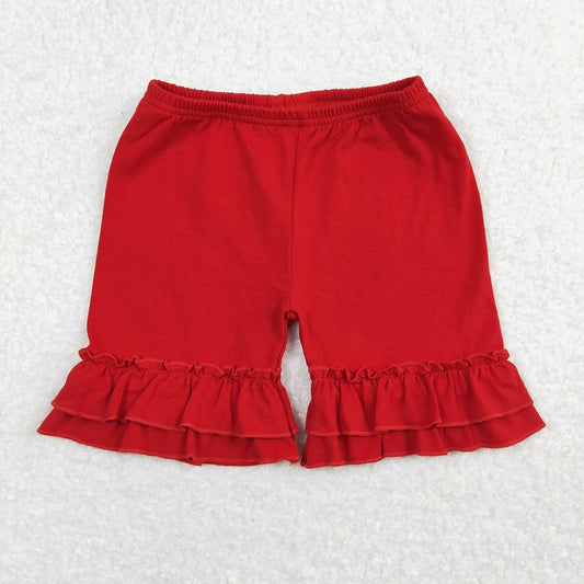 SS0184 Red lace shorts