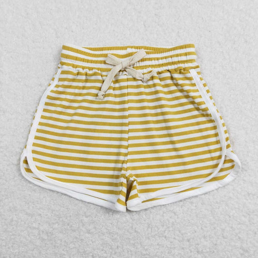 SS0210 ginger striped shorts