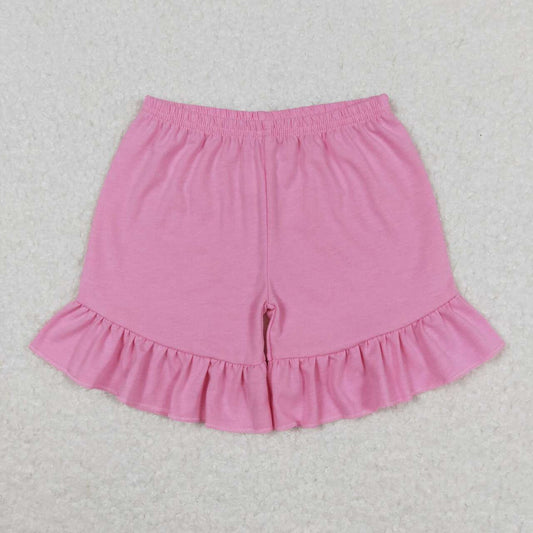 SS0271 Pink one layer lace shorts