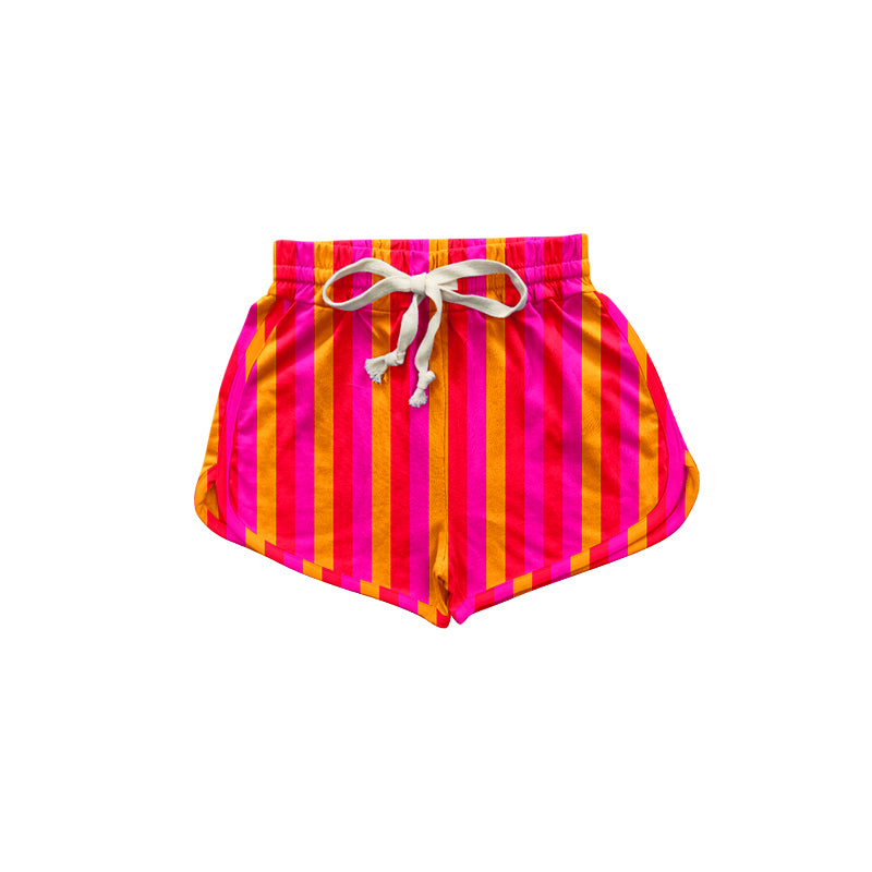 presale SS0298 Orange striped shorts