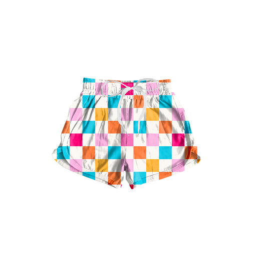 presale SS0300 Colorful plaid shorts