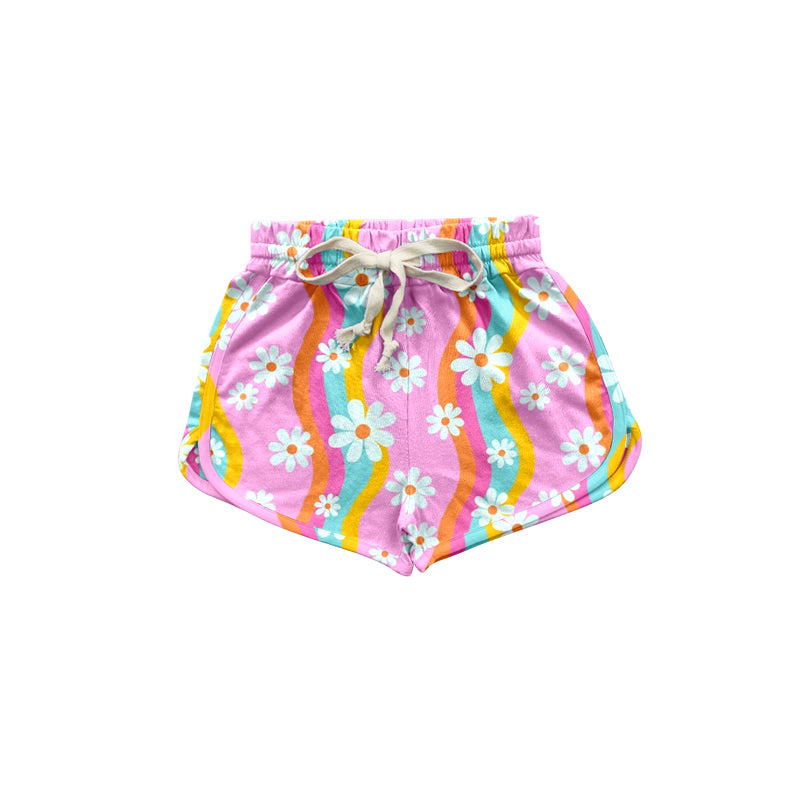 presale SS0302 Colorful striped floral shorts