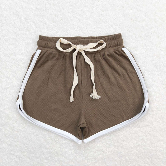 SS0314 dark brown shorts
