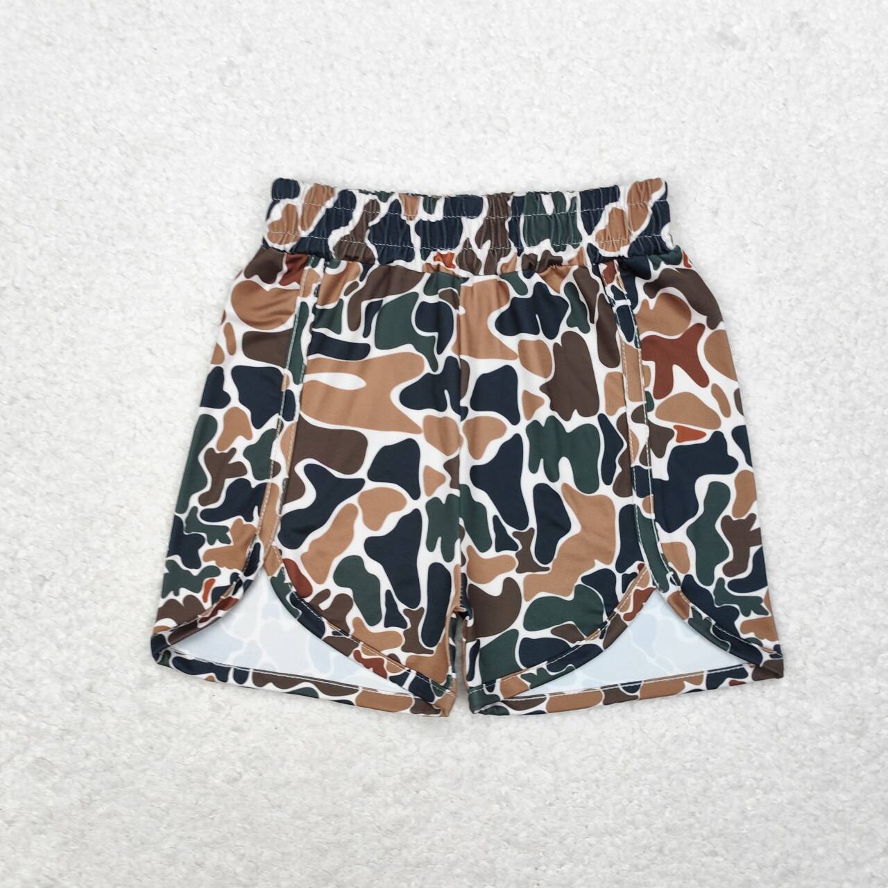 SS0354 children  Camouflage beige shorts