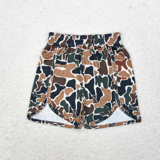 SS0354 children Camouflage beige shorts