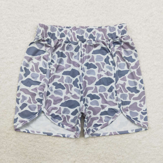 SS0363   adult clothes grey camouflage adult women summer shorts