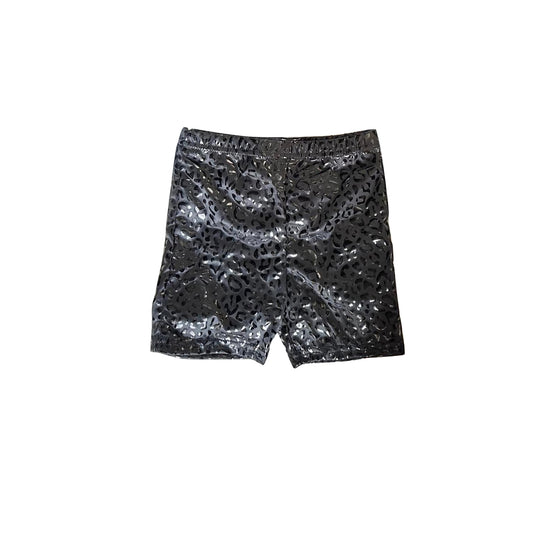 presale SS0388 Adult Women Leopard Print Black Offset Shorts 2024 10.18