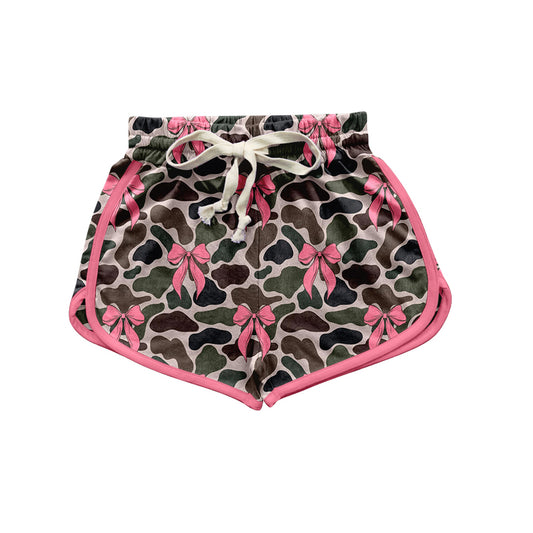 presale SS0395 Adult Women Camouflage Bow Pattern Shorts 2024 10.29