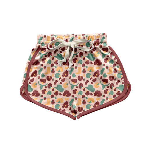 presale SS0401 Adult women's mountain bull head colorful leopard print shorts 2024 10.30