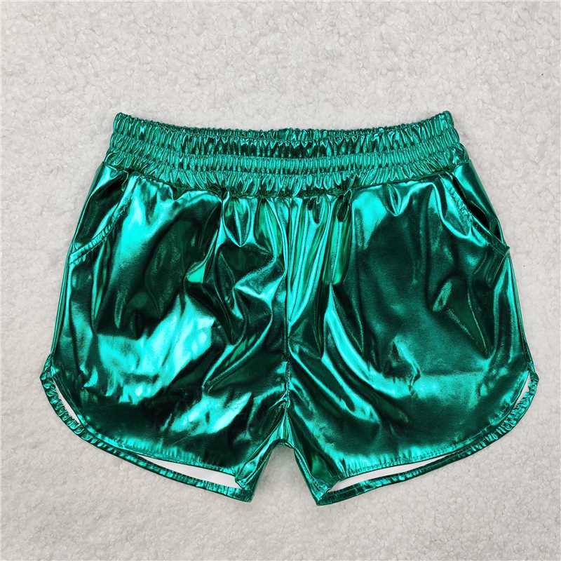 Match Baby Girls Pocket Leather Elastic Bottom Shorts D 3.11