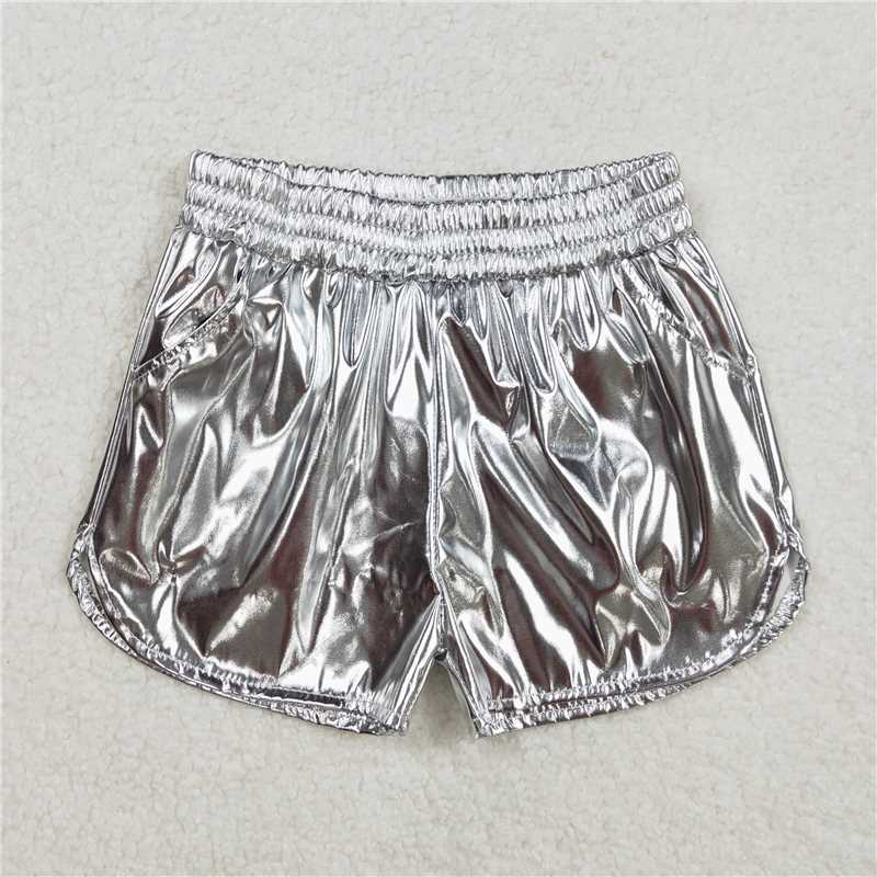Match Baby Girls Pocket Leather Elastic Bottom Shorts D 3.11