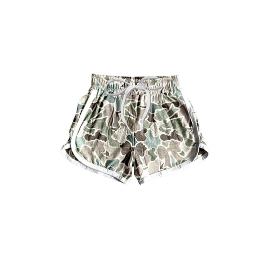 presale SS0443 Lime green shorts with camouflage bow pattern  2025 1.8