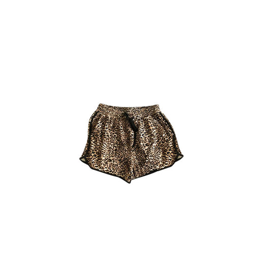 presale SS0448 Baby Girls Black Leopard Shorts Bottoms D 2.11